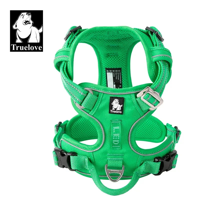 Truelove Pet Explosion-Proof Dog Harness Camouflage Reflective Nylon