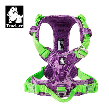 Truelove Pet Explosion-Proof Dog Harness Camouflage Reflective Nylon