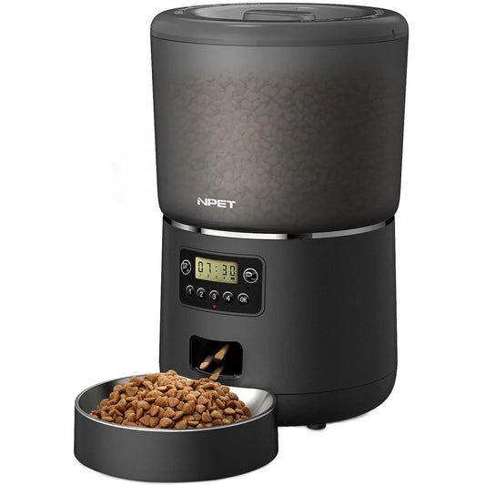 4L Automatic Smart Multiple Pet Feeder With Stainless Steel Bowl