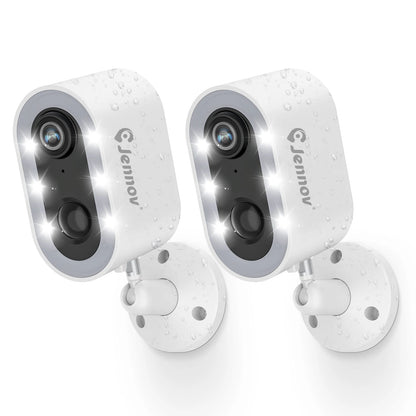 Security Outdoor Home Camera Wireless Battery Powered with Color Night Vision Two-Way Talk