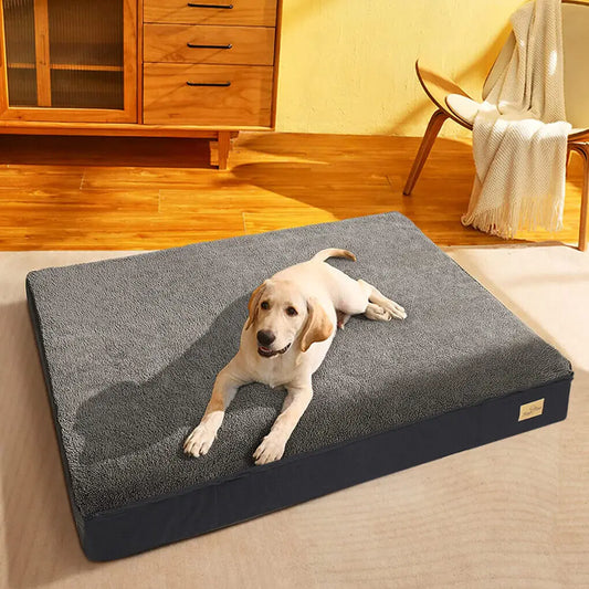 M L XL 2XL Pet Orthopedic Bed Memory Foam Mattess Cushion with Washable Cover Waterproof