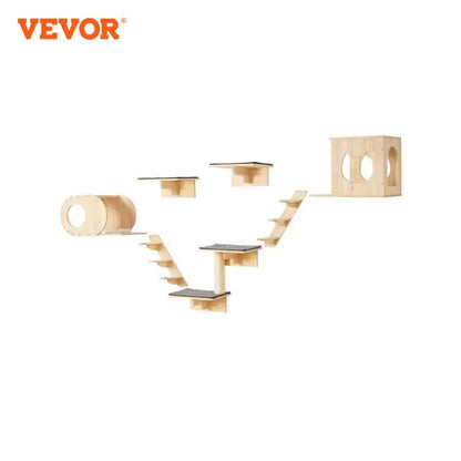 VEVOR Wall Mounted Cat Shelves And Perches with Jumping Boards.