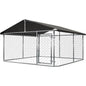 Heavy Duty Outdoor Dog Enclosure Steel Fence with Secure Lock