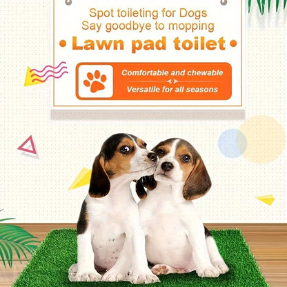 Washable & Reusable Dog Potty Training Mat - Odor-Control Artificial Grass Pad for Pets