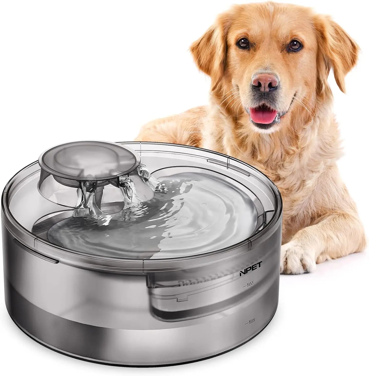 Large Automatic Pet Water Dispenser for Multiple Pets