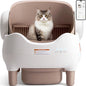 Self Cleaning Litter Box,  Large Waste Bin, Open-Top for Multi Cats